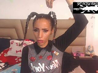 Carmen’s Latina Pigtails in Brutal Spit Bukkake
