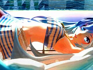 Miku Wet Teasing In Pool Part 1
