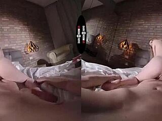 Dark room VR demands hardcore titty fuck