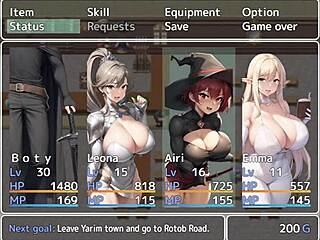 Daring Big-Breasted Hentai Girls Form Virgin Group