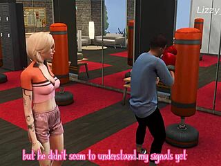 Ever seen a blonde fucked in 3D gym?