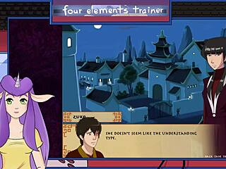 Avatar Trainer’s Royal Handjob With Brunette Twist