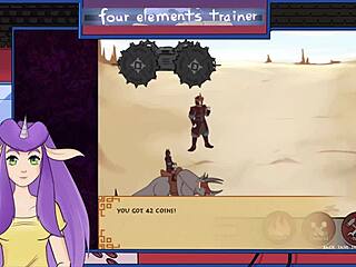 Avatar Trainer’s Royal Handjob With Brunette Twist
