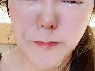 my deepthroat blowbang left me teary