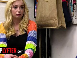 blonde teen caught and taken