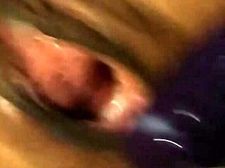 my intense squirting with a huge dildo