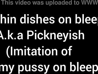 Ever tried washing dishes while craving pussy?
