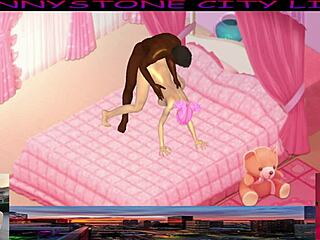 Jonnystone Encounters Playful Pink Woman In Wild Custom