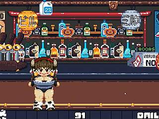 Cute Hentai Game with Giant Boobs Bouncing