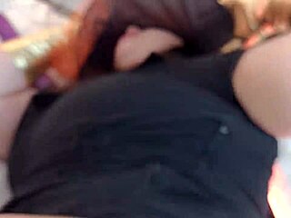 curvy blonde’s halloween creampie by stranger