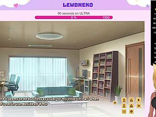 Vtuber Lewdneko plays Love Cubed with loud moans