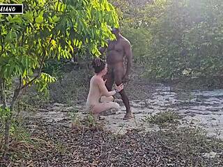 Wife Rides Massive Cock In Amazon Jungle