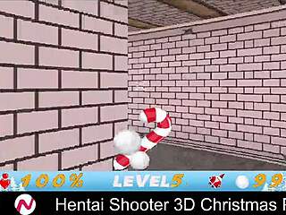 Hentai shooter 3d fucks at christmas party