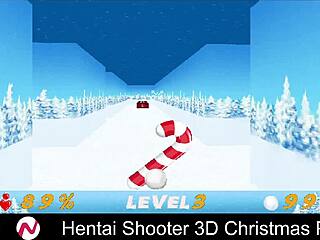 Hentai shooter 3d fucks at christmas party