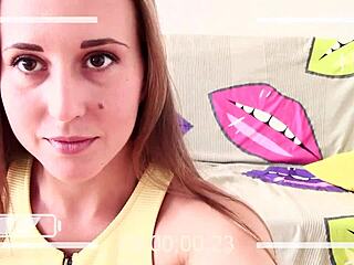 Teen Teases Clit with Vibrator in Solo Play