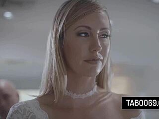 Blonde Secretary Brett Rossi Dominates Boss Cock