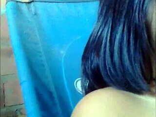 Latina teen sucked and tit-fucked outdoors