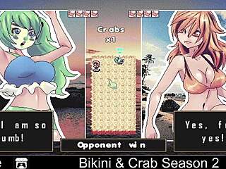 My bikini tease in crab season 2 gets wild