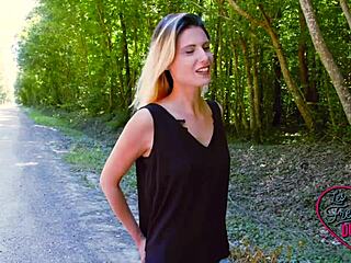 lucille’s blonde french ass in outdoor tease