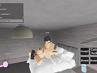 hey, wanna see us getting it on in a roblox condo?