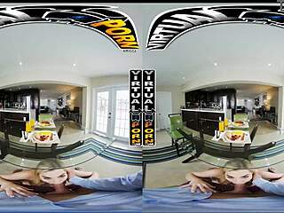 Busty blonde blake blossom fucks hard in vr