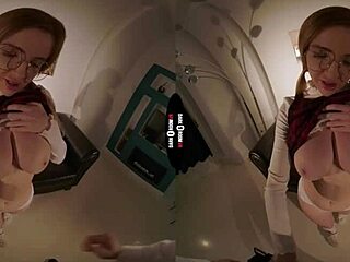 Rip panties off in dark room VR