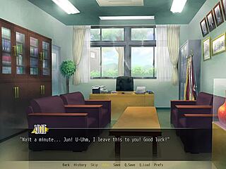 Jun Surrenders Virginity To Me In Anime Game