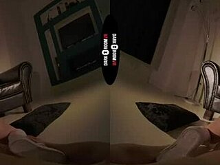 Rip panties off in dark room VR