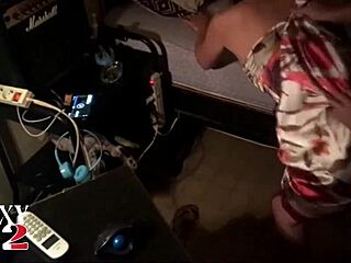 French Blonde Fucked Hard in Satin POV