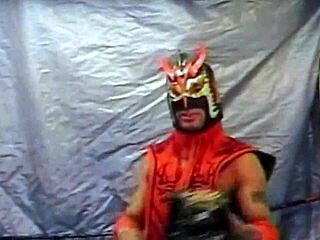 Masked Wrestler Dragonfly Teases Adriana Milano