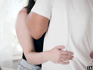 Stepbro Plays with Shy Sis