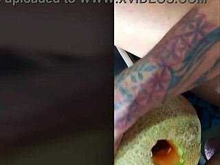 ts angelique monroe fucks melon to climax
