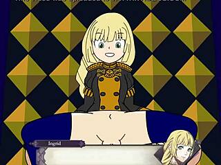Ingrid Brandl’s Bold Anime Flash Tease