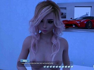 Stacy’s dripping pussy teased with a creampie surprise