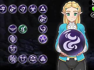 Zelda’s fierce anal fuck in porn game