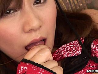 Japanese momo nakamura fucks with toys uncensored