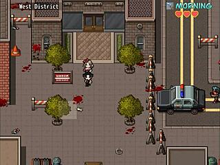 Zombie Retreat 2 milkshake kiss in animation