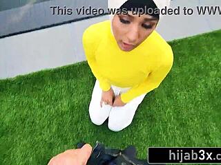 Arab stepbro guides stunning beauty