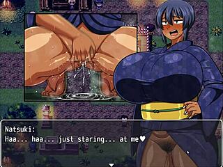 What’s Natsuki hiding in hentai game ep 35?