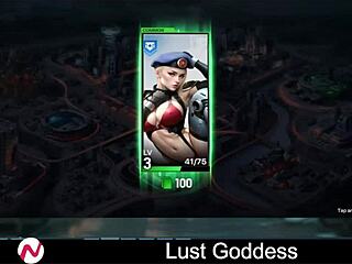 beautiful woman in animated game