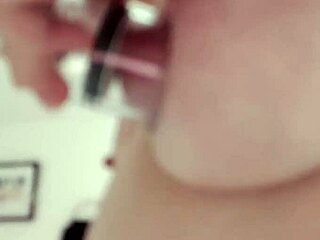 Amateur Tits Sucked With Nipple Cups