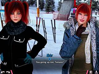 Double Homework 01 - Redhead Babes Tease Hard
