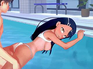Nagatoro's Bikini Glow After Swim
