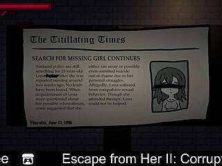 Bound Hentai Tickling In Escape From Her