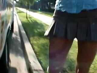 Lovely Dark-Haired Girl Fucked Hard in Van Styles