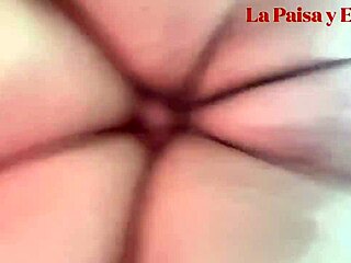 Tiktoker La Paisa slapped for rough creampie