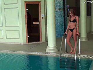 tiffany tatum's poolside solo bliss