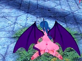 Morrigan’s hard sex in Halloween fantasy special