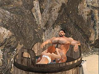 Seen hunk Cam Heyward's spa blowjob?