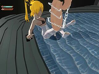 Femdom Vampire’s Ruthless Whirlpool Piss In POV Game